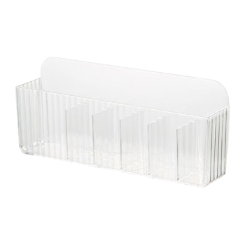 Nástenný regál na ukladanie masťových tubičiek s rozdelenými priehradkami — plast (PS), značka Riga, model Medicine Storage Rack, séria Wall Hanging