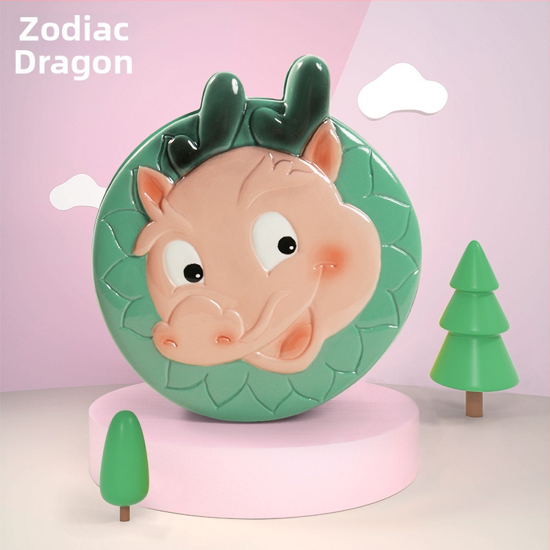 Kutija za čuvanje mliječnih zuba sa zodijalnom temom i uspomenom na dječju kosu - smolna kutija