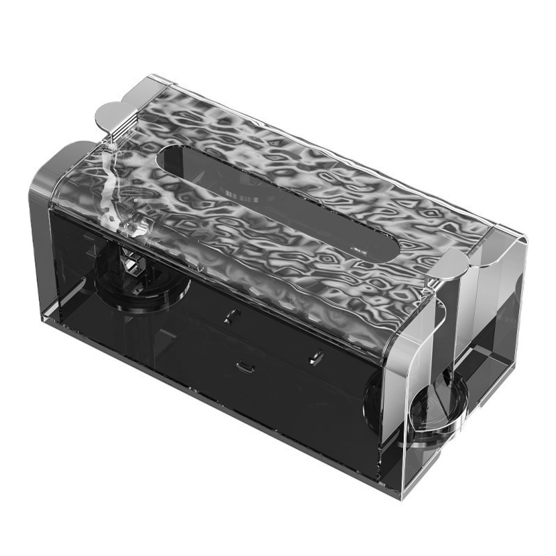 Κουτί χαρτοπετσών με βεντούζα, τοίχου, πλαστικό, αδιάβροχο, πολυχρηστικό για το μπάνιο