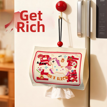 Επιτοίχια θήκη χαρτοπετσετών από δέρμα με μηχανισμό pull-out, μοντέρνο μινιμαλιστικό στυλ, αδιάβροχο και πολυλειτουργικό