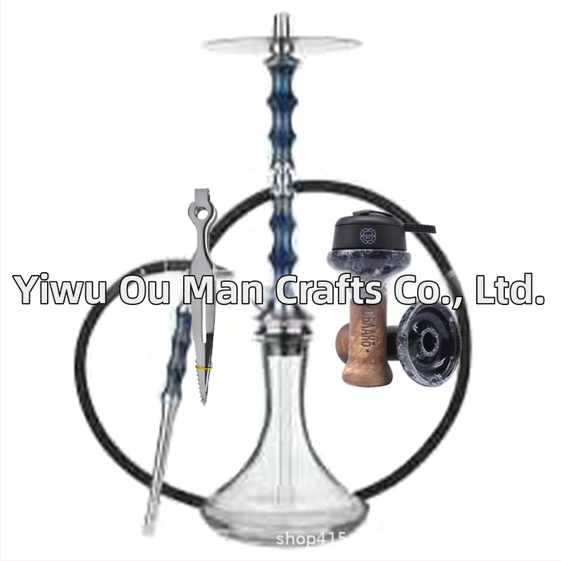 Šiša – aluminij, lagani luksuzni stil, 6 komada u kutiji, ponovno upotrebljivo