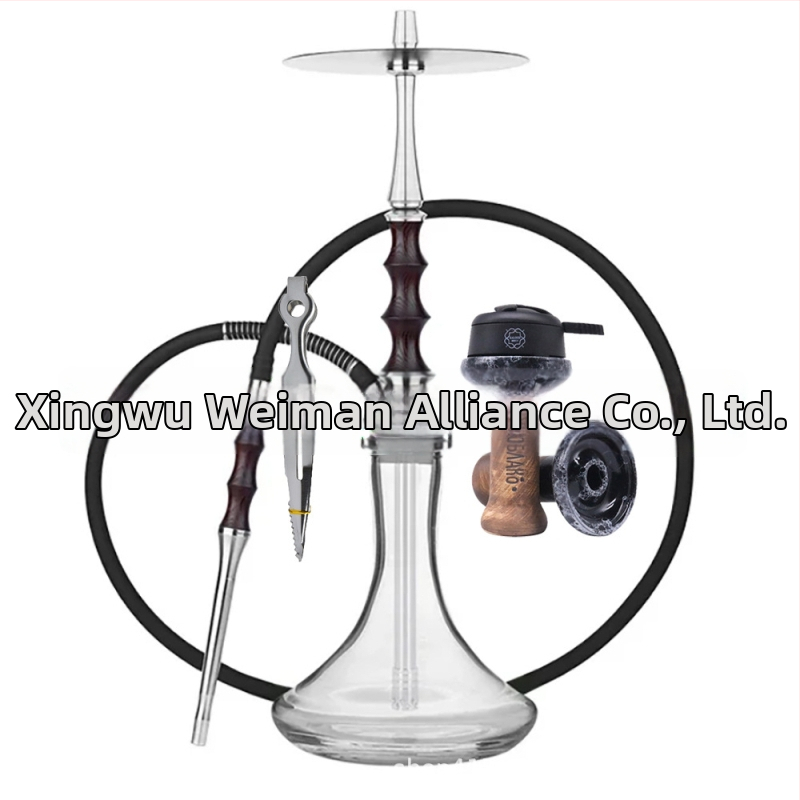 Šiša – aluminij, lagani luksuzni stil, 6 komada u kutiji, ponovno upotrebljivo