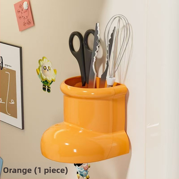 Magnetická úložná dóza v tvare čižmy na kuchynskú stenu – PP plast, vzor: čižmy, funkcia: uskladnenie, štýl: kreslený roztomilý, model: 1