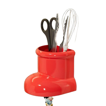 Magnetická úložná dóza v tvare čižmy na kuchynskú stenu – PP plast, vzor: čižmy, funkcia: uskladnenie, štýl: kreslený roztomilý, model: 1