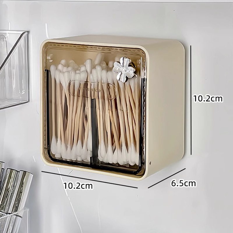 Kutija za kozmetiku – zidna, s pregradama, 12L, PET plast (100% novi materijal), za kozmetiku, uredske potrepštine i kablove