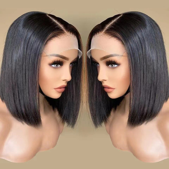 Body wave bob paróka elülső csipkés részével, rövid fazon, modell L1644