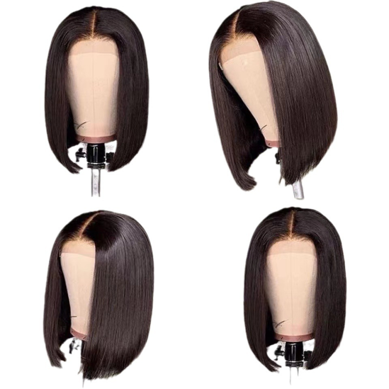 Body wave bob paróka elülső csipkés részével, rövid fazon, modell L1644