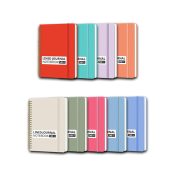 Επιχειρηματικό σπιράλ σημειωματάριο, προσαρμοσμένο με εκτύπωση λογοτύπου, μοντέλο Business coil book, μάρκα Hanbai stationery