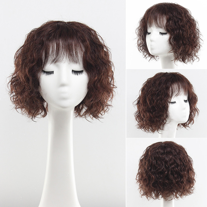 Valódi emberi hajból készült paróka, Real Hair Set modell, Qi frufru, festhető, anti-aging hatás
