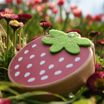 Drvena kutija za mliječne zube s motivom jagode, personalizirana memorijalna kolekcija za dugotrajno očuvanje