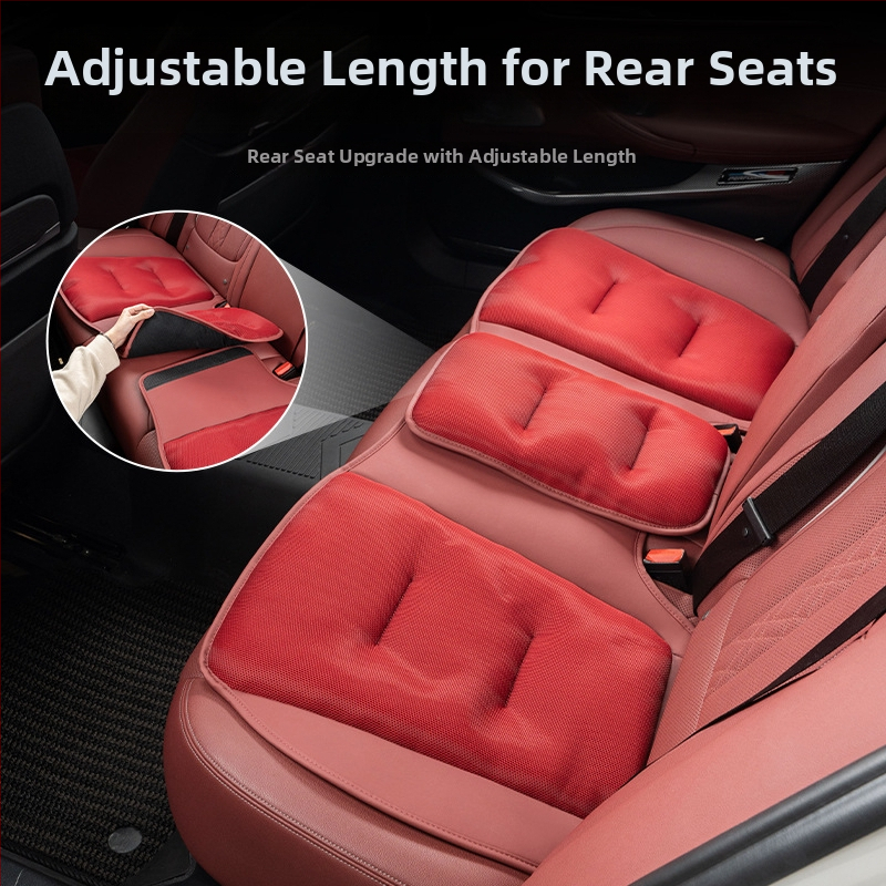 Μαξιλάρι πίσω καθίσματος αυτοκινήτου από ice silk, αναπνέει, καθολικό για όλες τις εποχές, κατάλληλο για πενταθέσιο όχημα