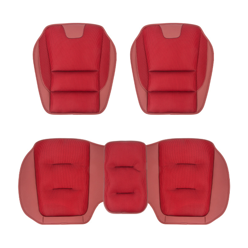 Μαξιλάρι πίσω καθίσματος αυτοκινήτου από ice silk, αναπνέει, καθολικό για όλες τις εποχές, κατάλληλο για πενταθέσιο όχημα