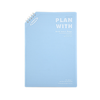 Rosyposy Oblique Series caiet cu spiral, margine oblică, 72 pagini, atingere catifelată