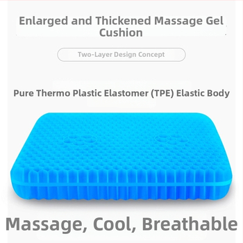 Podložka sedadla do auta Mairichi, materiál TPE, dýchajúci dizajn s bunkami plástu, pripravená na súkromnú značku