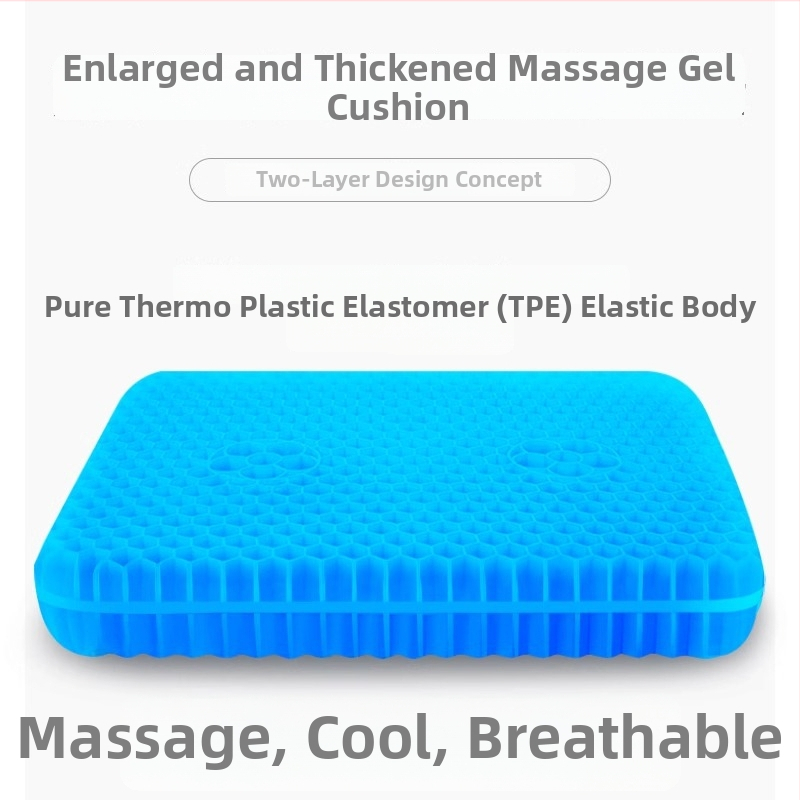 Podložka sedadla do auta Mairichi, materiál TPE, dýchajúci dizajn s bunkami plástu, pripravená na súkromnú značku