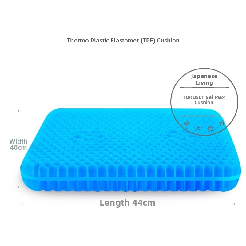 Podložka sedadla do auta Mairichi, materiál TPE, dýchajúci dizajn s bunkami plástu, pripravená na súkromnú značku