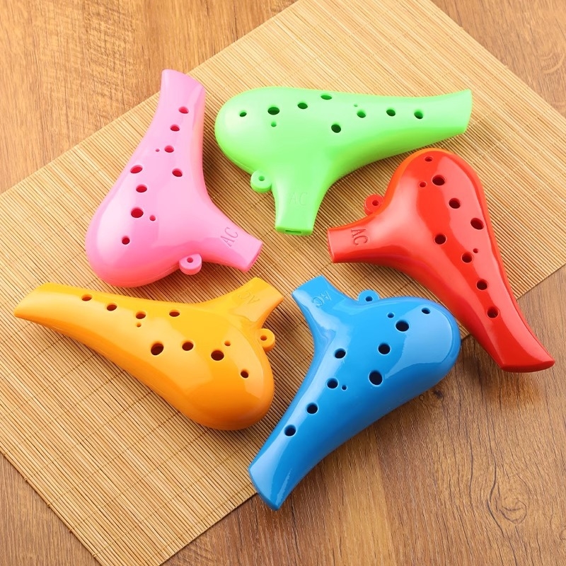 Οκαρίνη, 12 τρύπες, ρητίνη, ac-tone, μεσαίο C, για αρχάριους