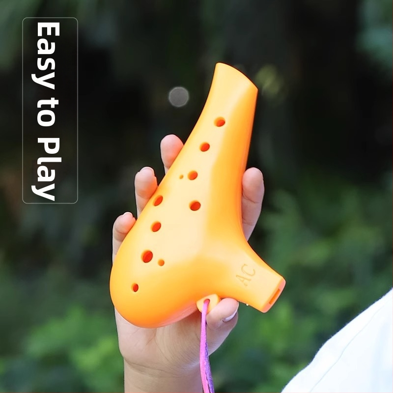 Ocarina s 12 dierami, živica, ac-ton, stredná tónová C, pre začiatočníkov