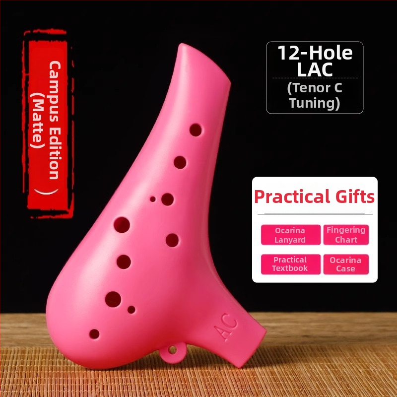 Ocarina s 12 dierami, živica, ac-ton, stredná tónová C, pre začiatočníkov