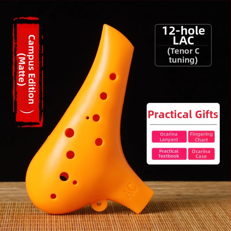 Ocarina s 12 dierami, živica, ac-ton, stredná tónová C, pre začiatočníkov
