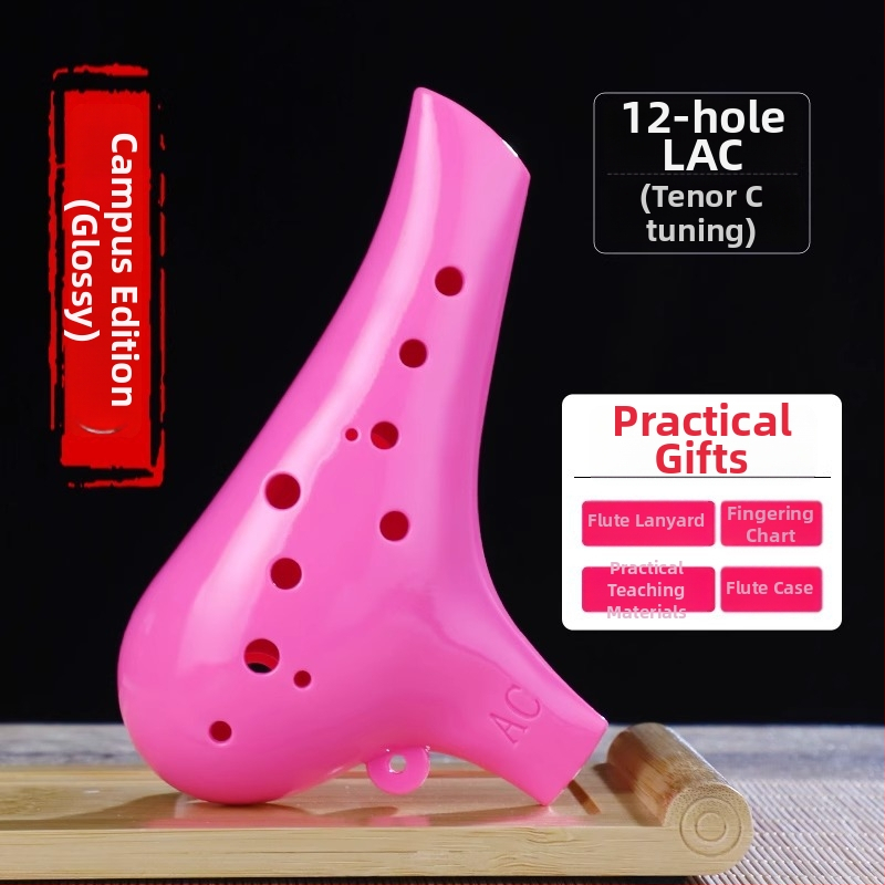 Ocarina s 12 dierami, živica, ac-ton, stredná tónová C, pre začiatočníkov