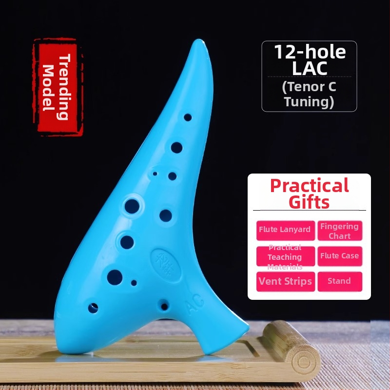 Ocarina s 12 dierami, živica, ac-ton, stredná tónová C, pre začiatočníkov