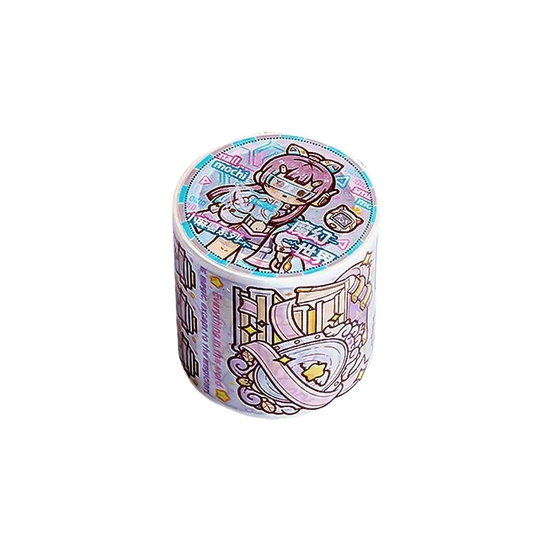 Set bilježnica sa trakama i naljepnicama, spiralno povezivanje, PVC sadržaj, papir 1 g/m², 1–50 stranica, japanski i korejski stil