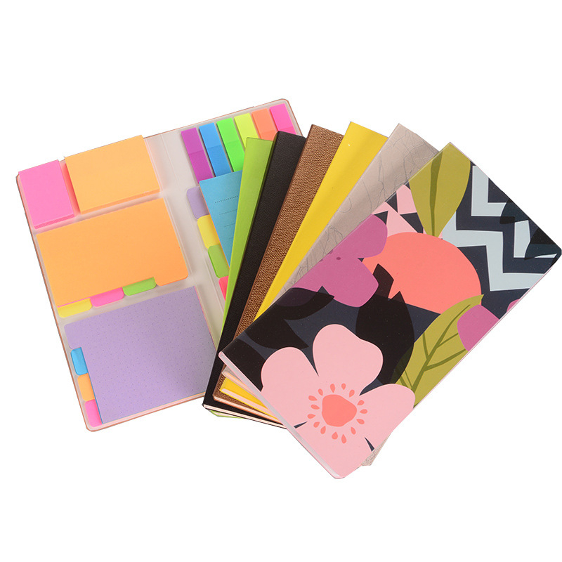 Post-it bilježnice skup sa snažnim ljepilom, 408 stranica, PU kožna korica, 169 g — Silver Bright