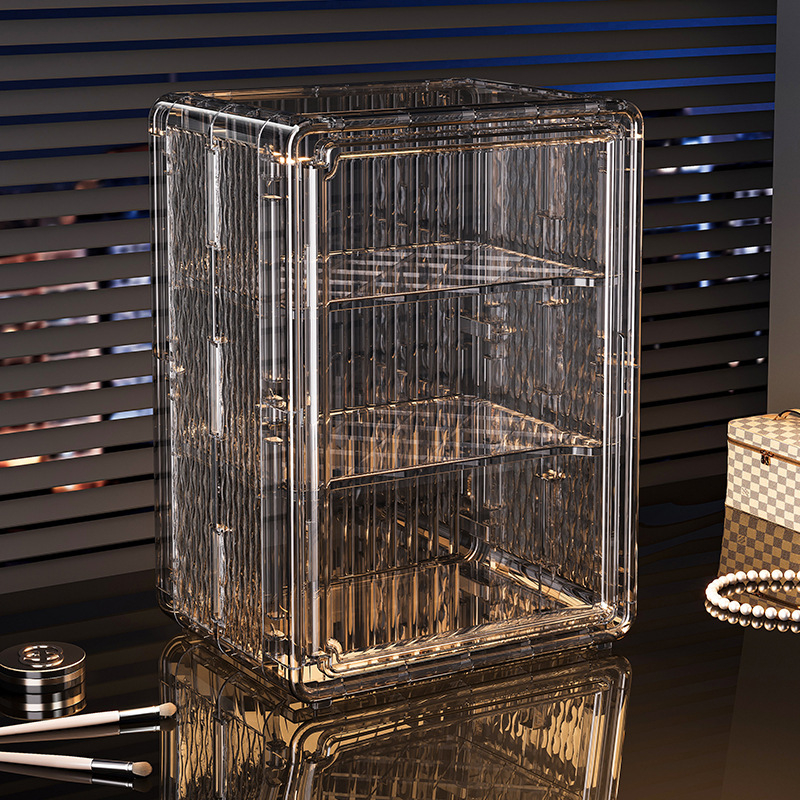 Jiesheng asztali ékszer- és rúzstároló – műanyag, kód 9205, kínai stílus, testreszabható