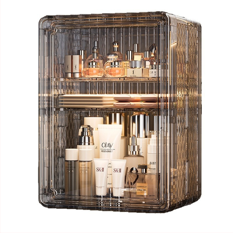 Jiesheng asztali ékszer- és rúzstároló – műanyag, kód 9205, kínai stílus, testreszabható