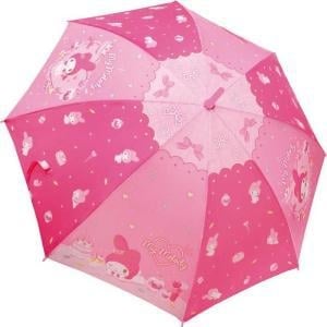 Παιδική ομπρέλα με μακριά λαβή, 12 ραβδές, πλαίσιο από ινογυαλί, λαβή από αλουμίνιο, πολυεστερικό ύφασμα 170T, χειροκίνητο άνοιγμα-κλείσιμο, στυλ καρτούν ιαπωνικού ύφους