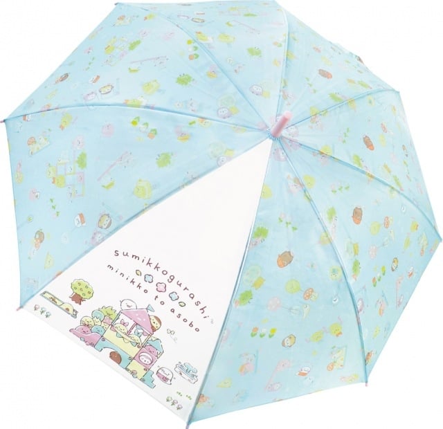 Παιδική ομπρέλα με μακριά λαβή, 12 ραβδές, πλαίσιο από ινογυαλί, λαβή από αλουμίνιο, πολυεστερικό ύφασμα 170T, χειροκίνητο άνοιγμα-κλείσιμο, στυλ καρτούν ιαπωνικού ύφους