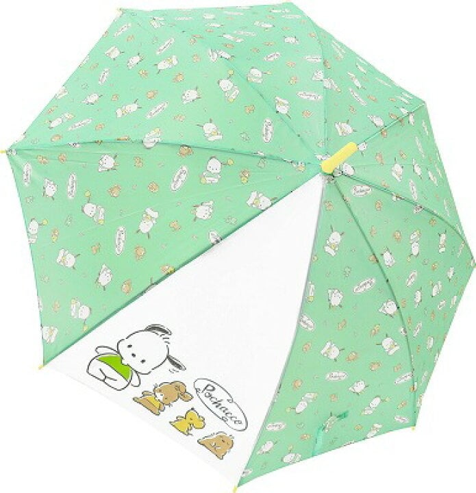 Παιδική ομπρέλα με μακριά λαβή, 12 ραβδές, πλαίσιο από ινογυαλί, λαβή από αλουμίνιο, πολυεστερικό ύφασμα 170T, χειροκίνητο άνοιγμα-κλείσιμο, στυλ καρτούν ιαπωνικού ύφους