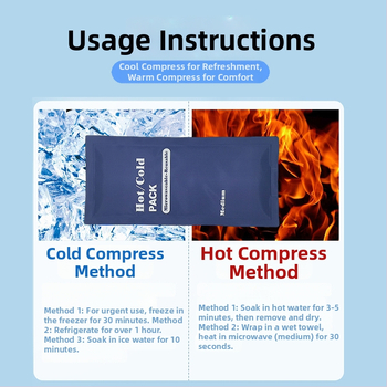 bodiconn ledena podloga za toplu i hladnu terapiju, pogodna za odrasle i djecu, kutija s 60 komada, težina 250–300 g, hlađenje i prevencija toplinskog udara