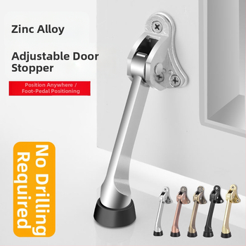 Stoper vrata s gumiranim vrhom, tijelo od legure, model 1, novi kineski stil