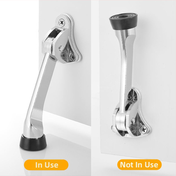 Stoper vrata s gumiranim vrhom, tijelo od legure, model 1, novi kineski stil