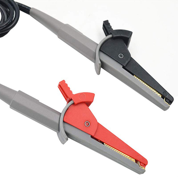 Bochao мултиметър Kelvin тест – крокодилска щипка, чисто мед, висок ток, 4-жилен тестов кабел, бананов жак (стандарт)