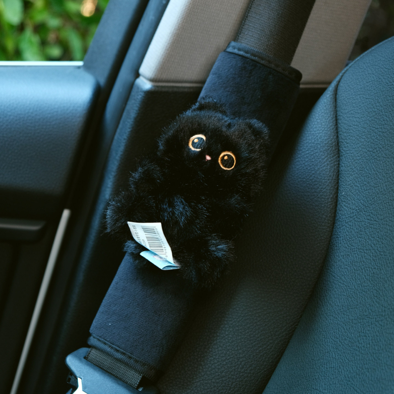 Set navlaka za sigurnosni pojas s crtić dizajnom — pamuk, auto unutarnji dodatak, Cat Little Fairy, 200 g