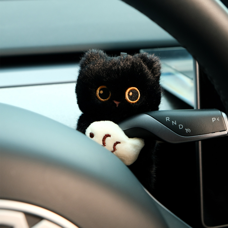 Set navlaka za sigurnosni pojas s crtić dizajnom — pamuk, auto unutarnji dodatak, Cat Little Fairy, 200 g