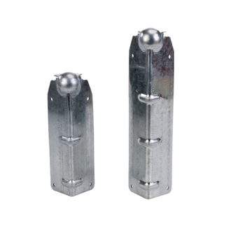 Ατσάλινος προστατευτής γωνίας φορτηγών, γαλβανισμένος και τυπωμένος, παχύτερο μεταλλικό σώμα, με σφιγκτήρες σιδήρου και σφιγκτήρες για σχοινί, επεξεργασία κατόπιν παραγγελίας