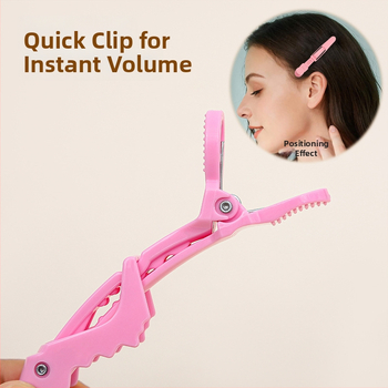 Ouya klips za kosu: krokodilski klips i klips s kljunom za pozicioniranje i stiliziranje, za salon i kućnu upotrebu