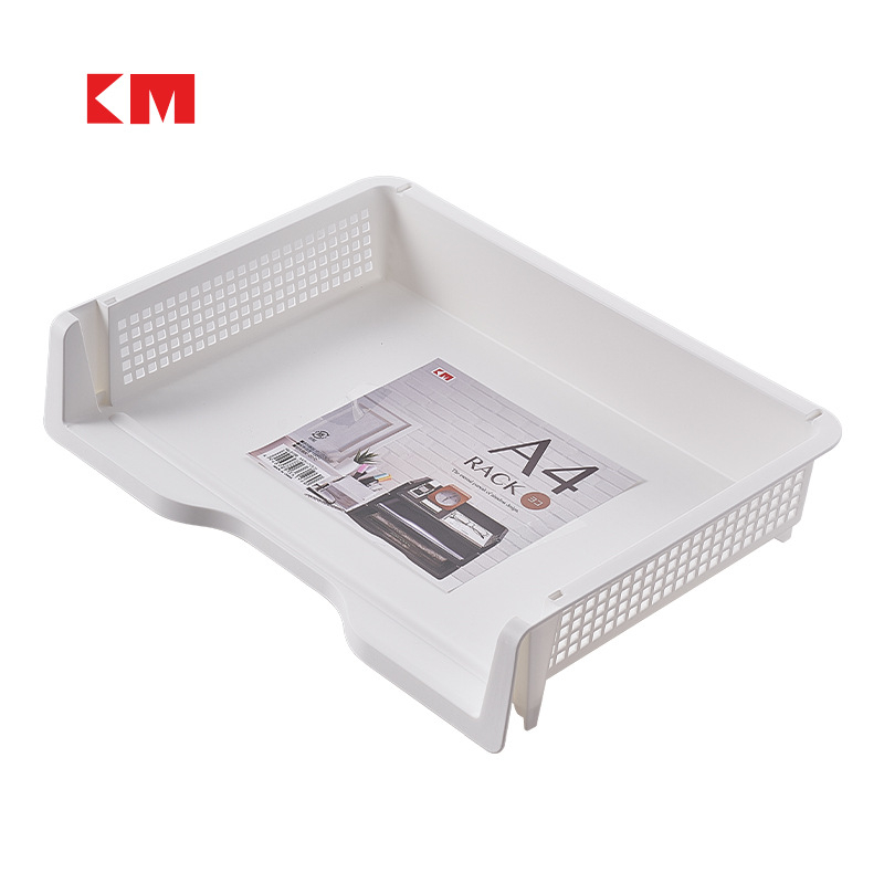 KM 6196 Stolni organizator za A4 dokumente — višefunkcionalni plastični organizator, jednoslojni