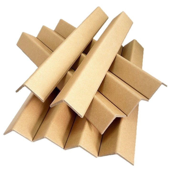 L-oblika zaštitnik rubnog dijela od kraft papira, deblji amortizacijski jastučić, Marka Xingyang; Podrijetlo: Jiangsu, Kina; Materijal: kraft papir + papirnati cijevni sloj; Tisak logotipa: Da