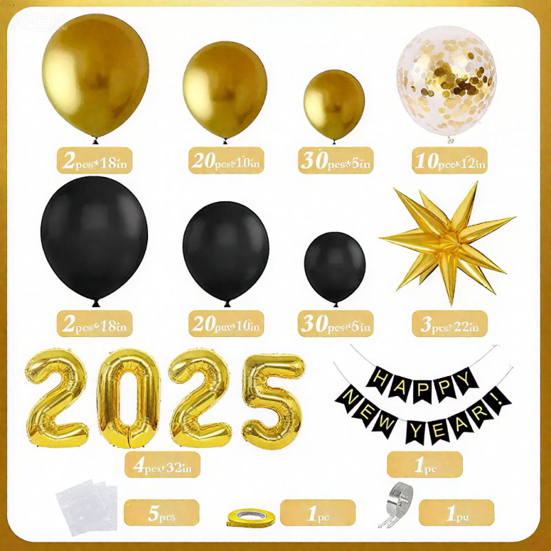 Latex arka za balone, kružni oblik, otisnuto logo, 140 komada