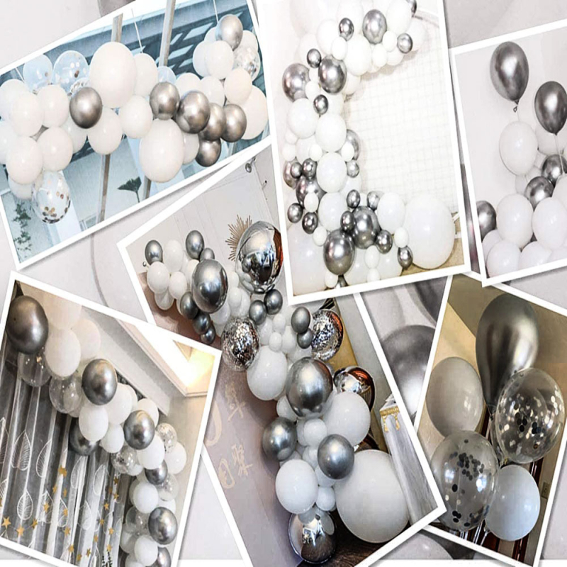 Латекс комплект балони за аркова украса на рожден ден, орнаментални балони, кръгла форма, без лого