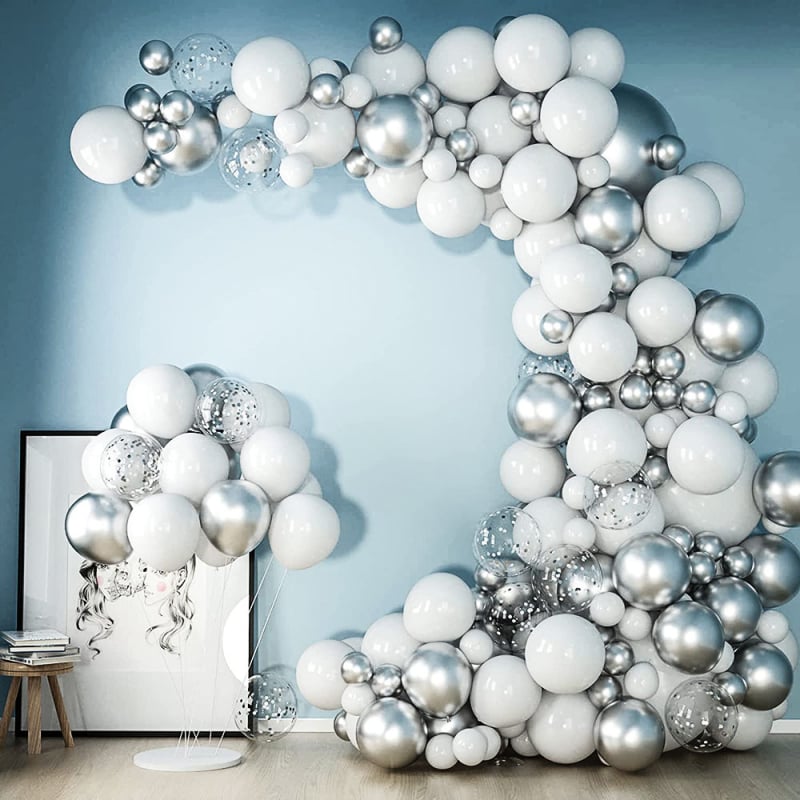 Латекс комплект балони за аркова украса на рожден ден, орнаментални балони, кръгла форма, без лого