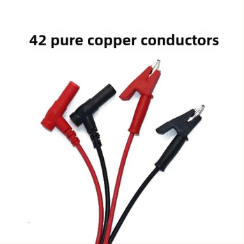 Kelin триъгълна крокодилска щипка тестов кабел, модел 20A, PVC, универсална тестова щипка