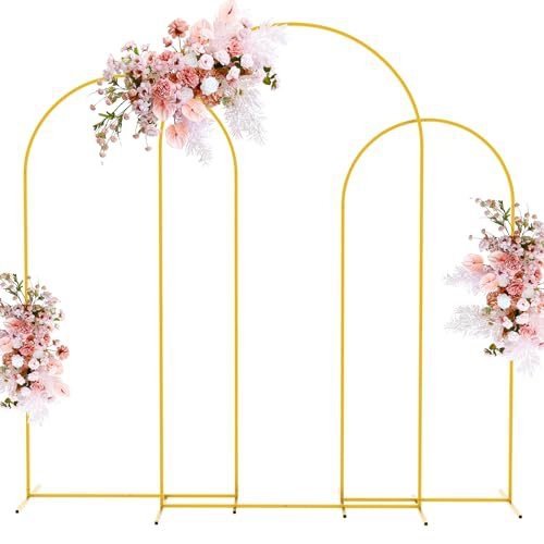 Metalna U-oblik arka – model U-shaped Archway-44, kvadratne cijevi, kartonska ambalaža, svadbena dekoracija