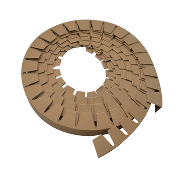 Кръгла защитна лента за ъглите на кашони от крафт хартия, ръчна изработка