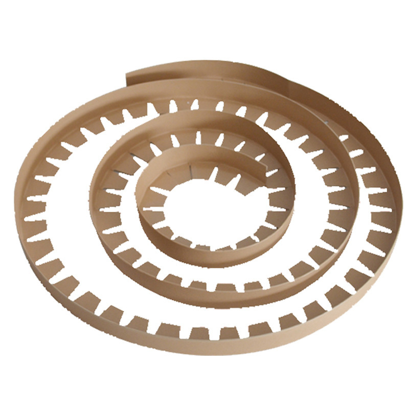 Кръгла защитна лента за ъглите на кашони от крафт хартия, ръчна изработка